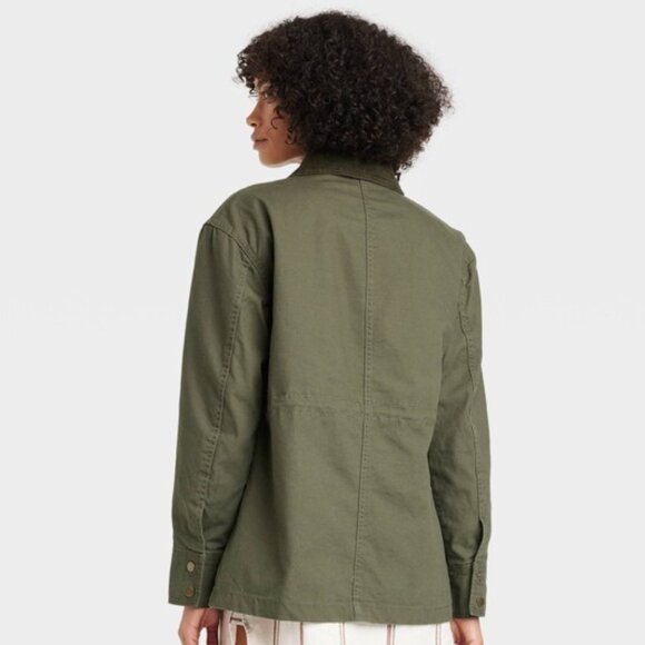 Universal Thread Dark Olive Utility Jacket - Picture 2 of 6